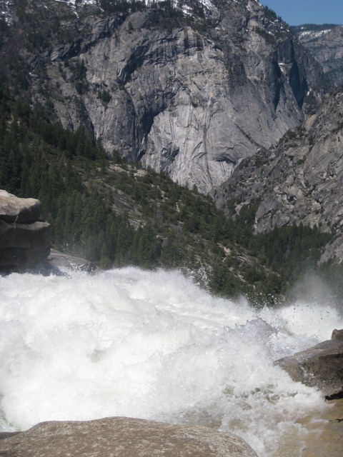 Crest of Nevada Falls, Yosemite