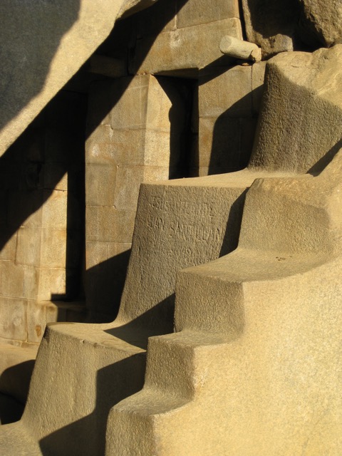 Machu Picchu, Peru Stone Carving